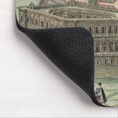 Tapis De Souris Vue de la villa Farnese et des jardins, de 'C (Coin)