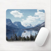 Tapis De Souris Vue de lac mountain rocheuse, parc national de (Avec souris)