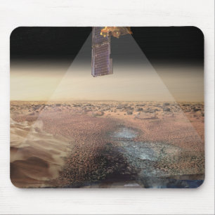 Tapis De Souris Vue de l'artiste de l'odyssée détectant la glace