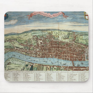 Tapis De Souris Vue de Londres, c.1560