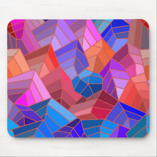 Tapis De Souris Vue de montagnes fantastiques depuis le ciel