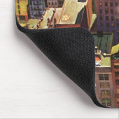 Tapis De Souris Vue de New York par John Falter (Coin)