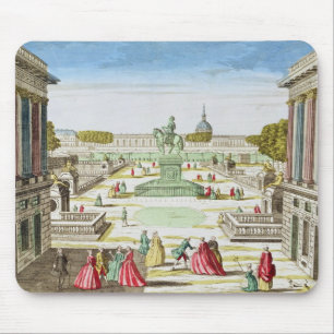 Tapis De Souris Vue de perspective d'endroit Louis XV