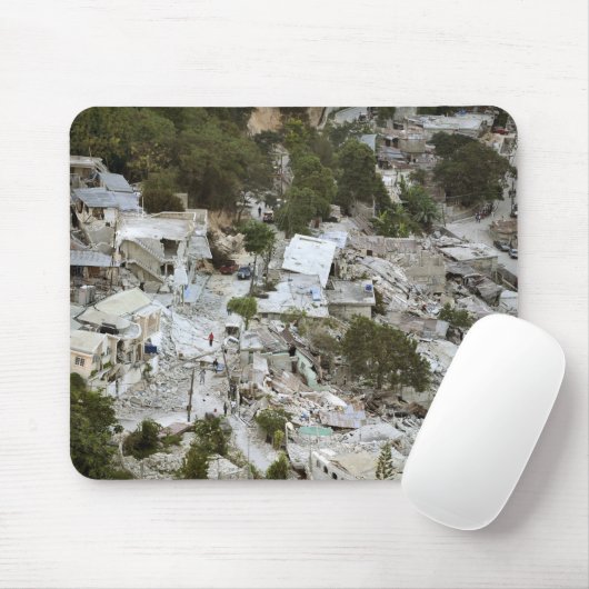 Tapis De Souris Vue de Port-au-Prince, Haïti (Avec souris)