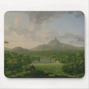Tapis De Souris Vue de Powerscourt, comté Wicklow, c.1760-2 (huil