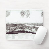 Tapis De Souris Vue de Prague, 1649 (Avec souris)