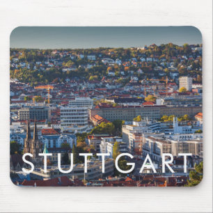 Tapis De Souris Vue dégagée sur la ville de Stuttgart