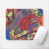 Tapis De Souris "Vue depuis le vaisseau spatial" Abstrait Mousepad (Avec souris)
