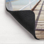 Tapis De Souris Vue depuis Pier sur la mer (Coin)