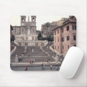 Tapis De Souris Vue des étapes ou du Scalinata d'Espagnol (Avec souris)