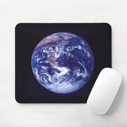 Tapis De Souris Vue d'espace extra-atmosphérique de Mousepad (Avec souris)