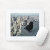 Tapis De Souris Vue d'oeil d'oiseau de New York (Avec souris)