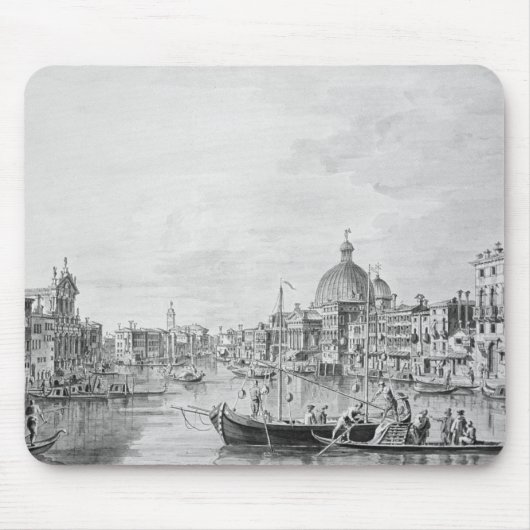 Tapis De Souris Vue du canal grand, Venise, c.1800 (Devant)