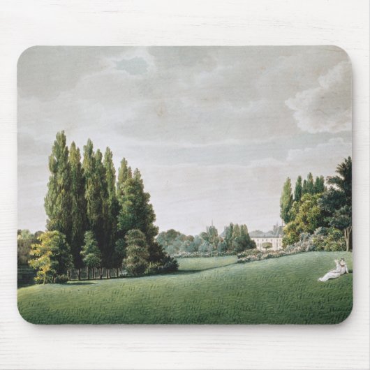 Tapis De Souris Vue du château près du pont en pierre (Devant)