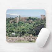 Tapis De Souris Vue du palais d'Alhambra (Avec souris)