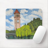 Tapis De Souris Vue du parc River Front (Avec souris)