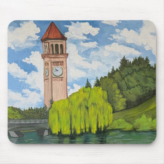 Tapis De Souris Vue du parc River Front (Devant)