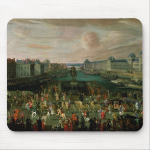 Tapis De Souris Vue du Pont Neuf et le château du Louvre