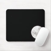 Tapis De Souris Vue d'une pleine lune, montre aussi Mars (Avec souris)