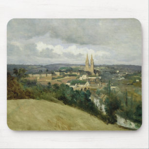 Tapis De Souris Vue générale de la ville du Saint-Lo, c.1833