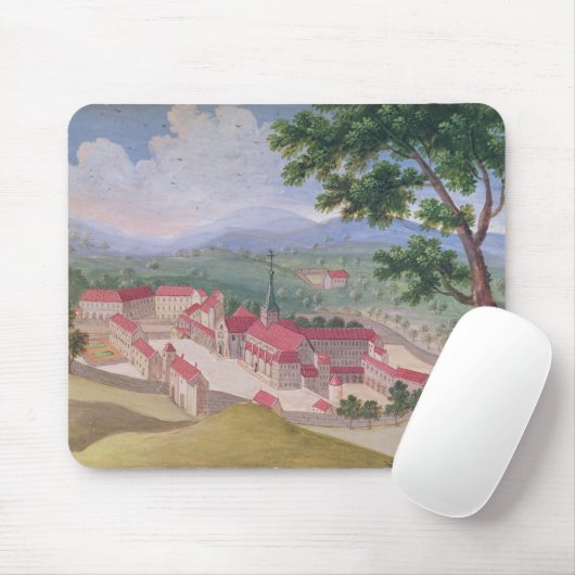 Tapis De Souris Vue générale de l'abbaye de l'est (Avec souris)