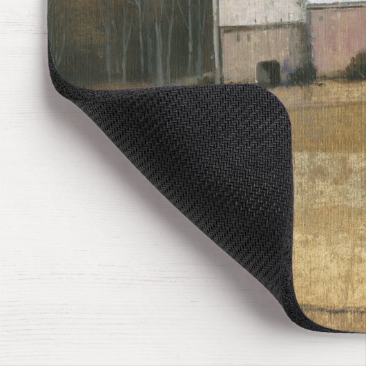 Tapis De Souris Vue Grange blanche (Coin)