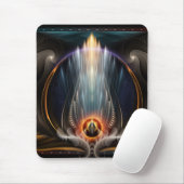 Tapis De Souris Vue impériale Fractal Art Mousepad (Avec souris)
