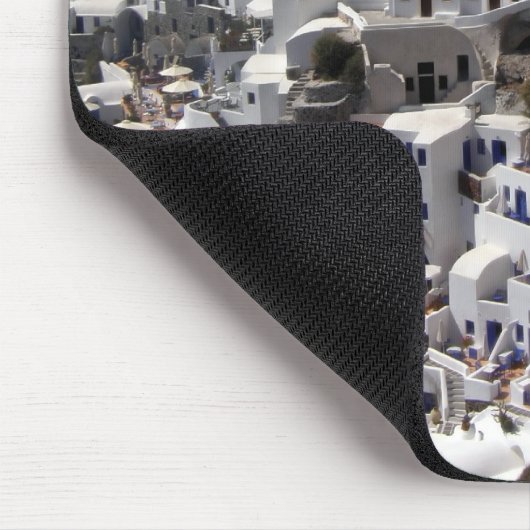 Tapis De Souris Vue panoramique d'Oia, Grèce (Coin)