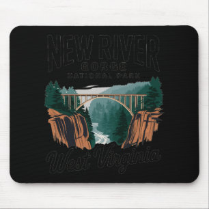 Tapis De Souris Vue panoramique du parc national de New River Gorg