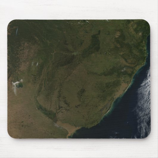 Tapis De Souris Vue satellite de l'Amérique du Sud (Devant)