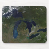 Tapis De Souris Vue satellite des Grands Lacs (Devant)