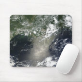 Tapis De Souris Vue satellite des stries et rubans d'huile (Avec souris)