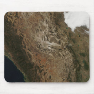Tapis De Souris Vue satellite du paysage de Mexi central