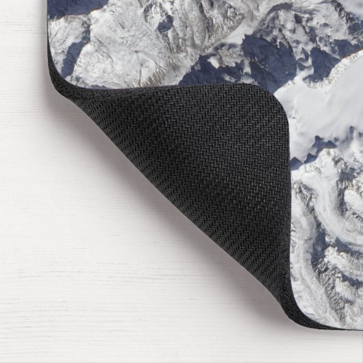 Tapis De Souris Vue satellite d'un glacier himalayen (Coin)