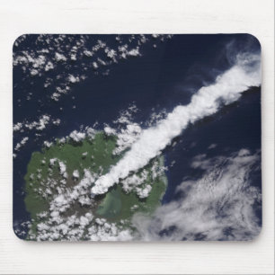 Tapis De Souris Vue satellite d'un panache épais et riche en vapeu