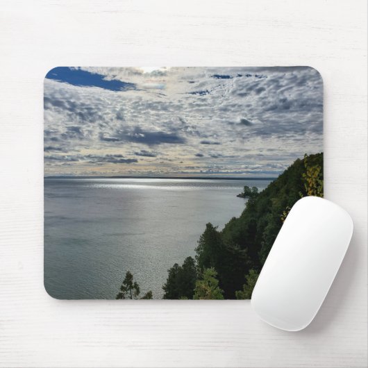 Tapis De Souris Vue sur le lac Huron, Mackinac Island (Avec souris)