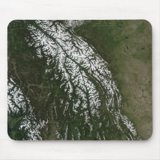 Tapis De Souris Vue sur les Rocheuses (Devant)