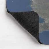 Tapis De Souris Vue sur l'île caribéenne d'Hispaniola (Coin)