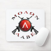 Tapis De Souris Vues de fer/Molon Labe (Avec souris)