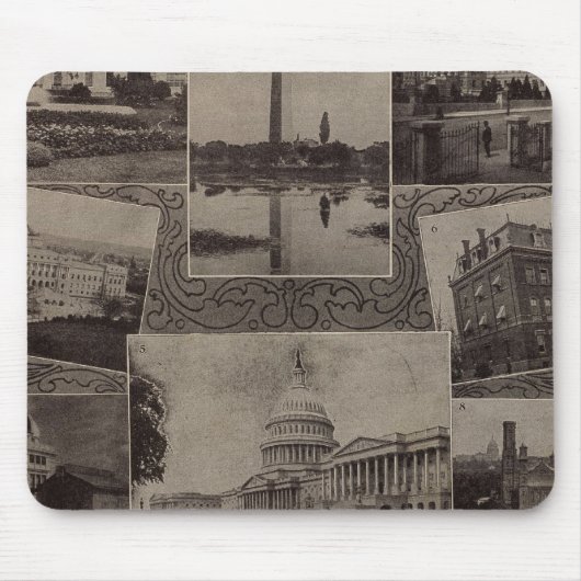 Tapis De Souris Vues Washington, DC (Devant)