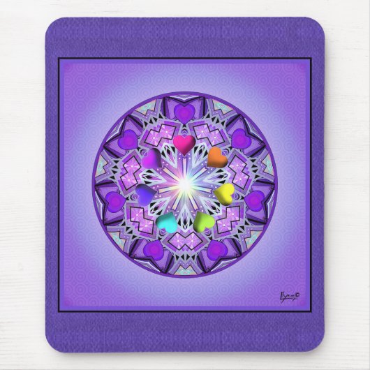 Tapis De Souris W2 pourpre (Devant)