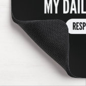 Tapis De Souris W Be My Daily Cardio Funny Gym Saying (Coin)