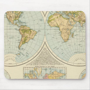 Tapis De Souris W, E Hemisphères