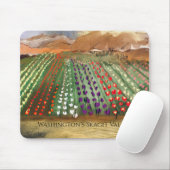 Tapis De Souris WA Skagit Valley Tulip Fields Spring Dreams (Avec souris)