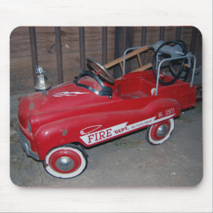 Tapis De Souris Wagon de Jouet de Camion de Feu pour Noël