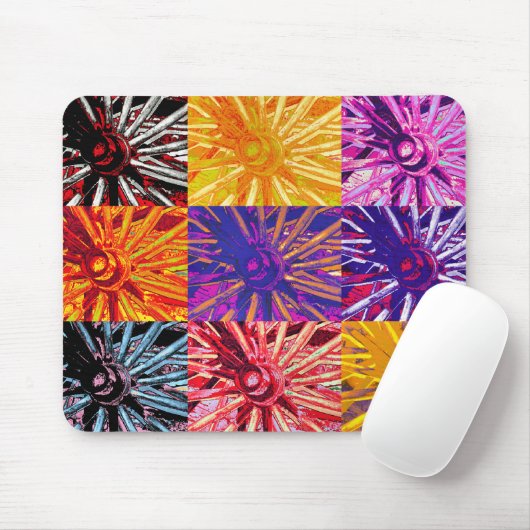 TAPIS DE SOURIS WAGON WHEEL (Avec souris)