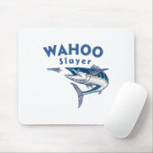 Tapis De Souris Wahoo Slayer Salt Water Fishing Wahoo (Avec souris)
