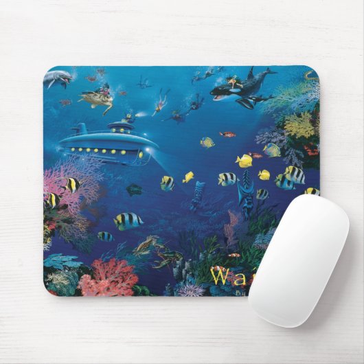 Tapis De Souris Waikiki Mousepad (Avec souris)