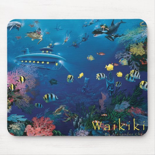 Tapis De Souris Waikiki Mousepad (Devant)