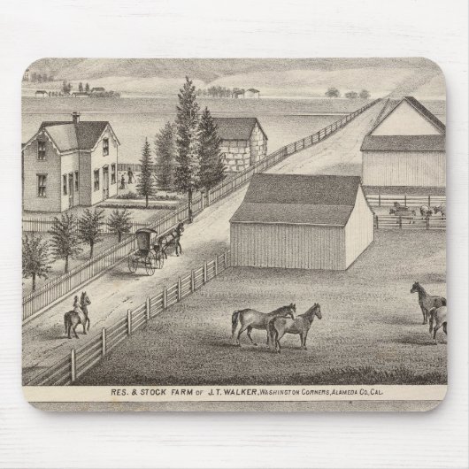Tapis De Souris Walker, Résidences du Knittel, fermes (Devant)